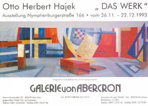 Otto Hajek: Ausstellung Galerie von Abercron
